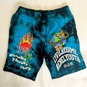 Pacsun Civil Beautiful Madness Sweat Shorts    Size- MD